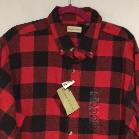 Hobbs Creek Other - Hobbs Creek Men’s red and black buffalo plaid flannel button up shirt NWT